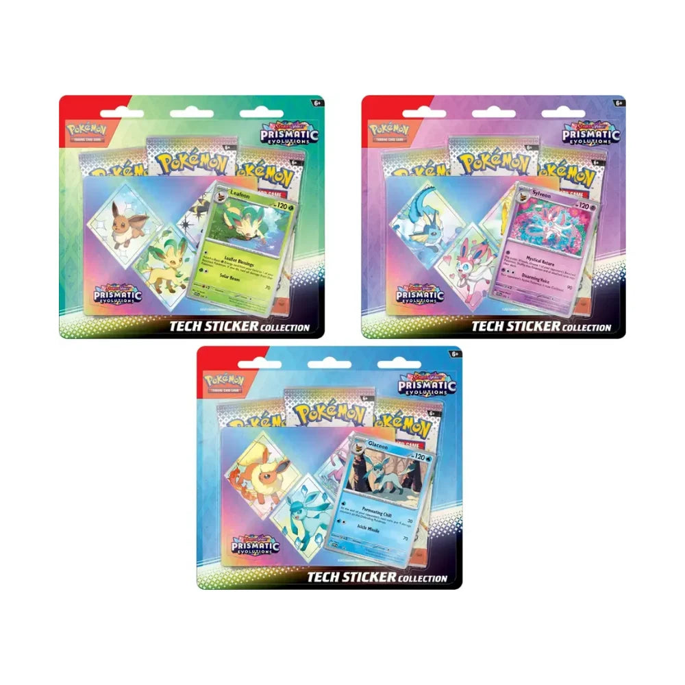 Pokémon: Scarlet & Violet—Prismatic Evolutions Tech Sticker Collection