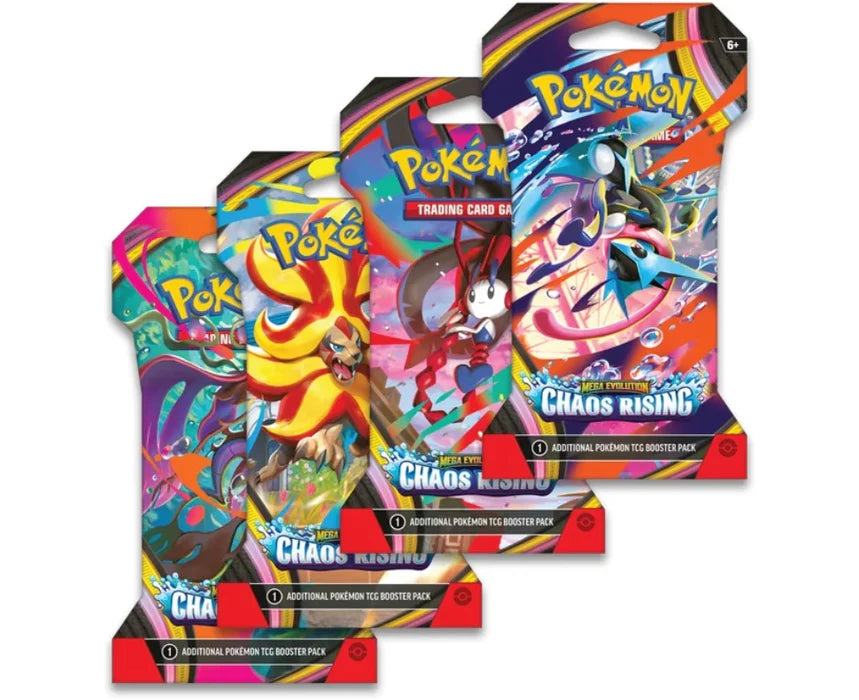 Pokémon: Mega Evolution—Chaos Rising Sleeved Booster Pack